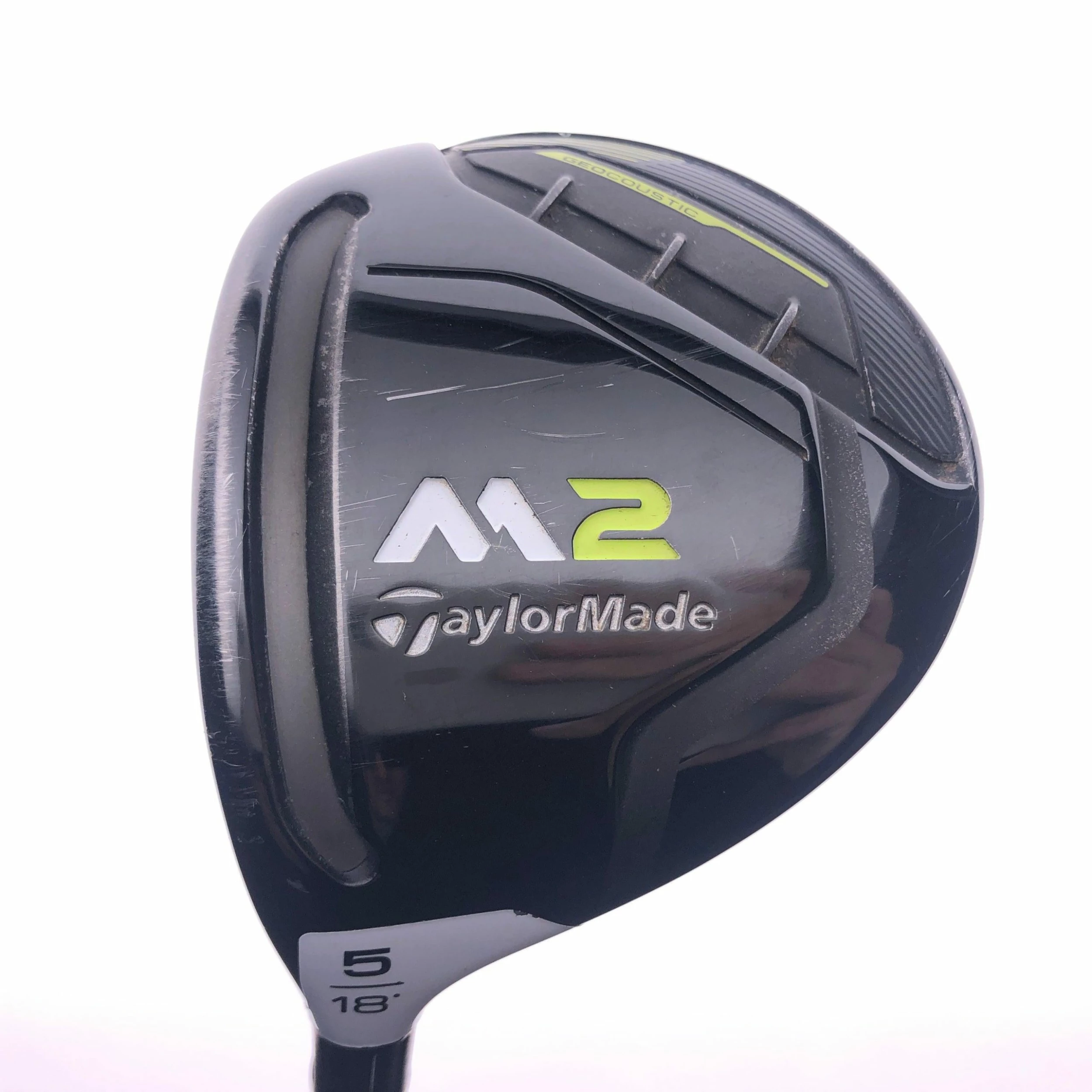 Used TaylorMade M2 2017 5 Fairway Wood / 18 Degrees / Reax Regular / Left-Handed 1 Used TaylorMade M2 2017 5 Fairway Wood / 18 Degrees / Reax Regular / Left-Handed
