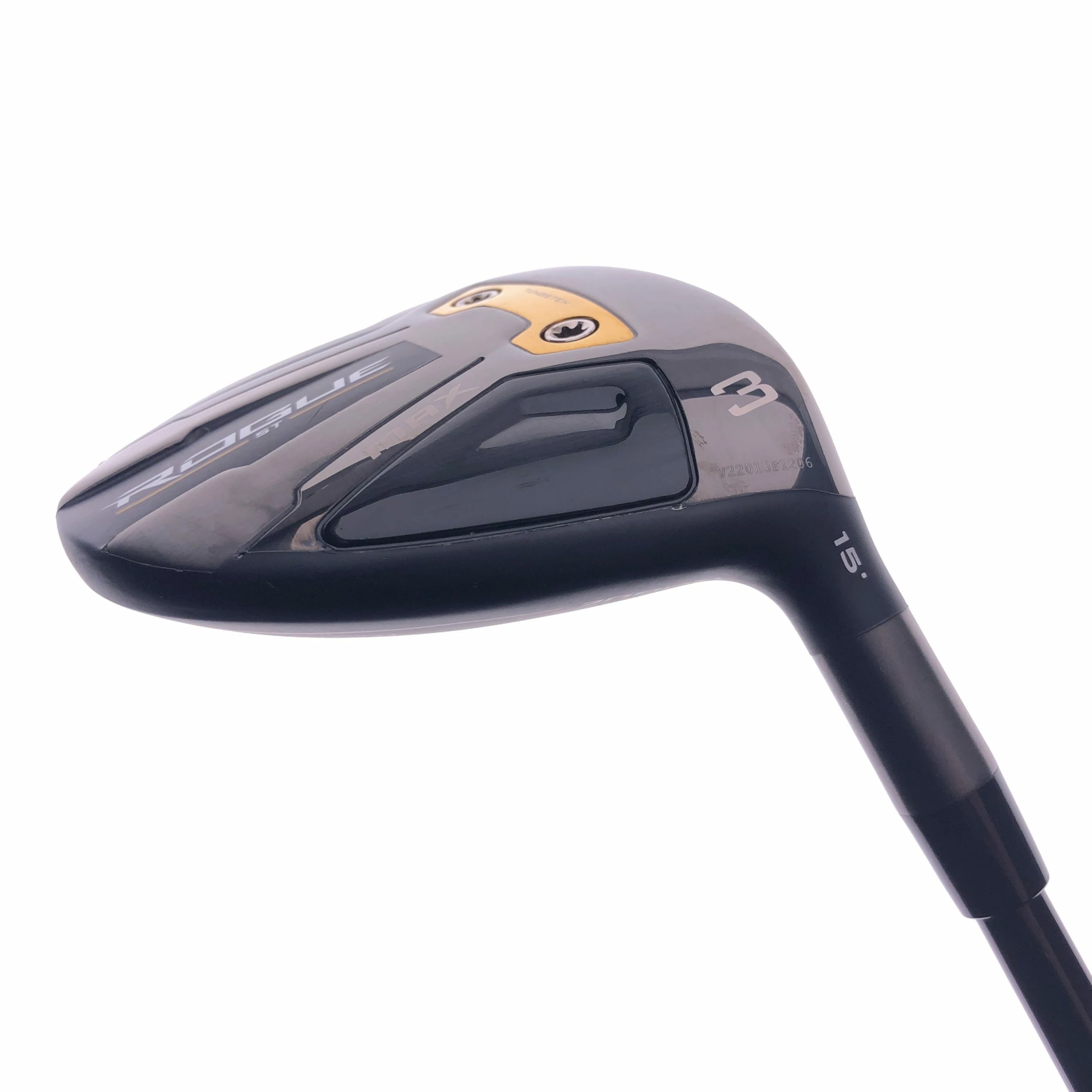 Used Callaway Rogue ST MAX 3 Fairway Wood / 15 Degrees / Stiff Flex 3 Used Callaway Rogue ST MAX 3 Fairway Wood / 15 Degrees / Stiff Flex - Image 3