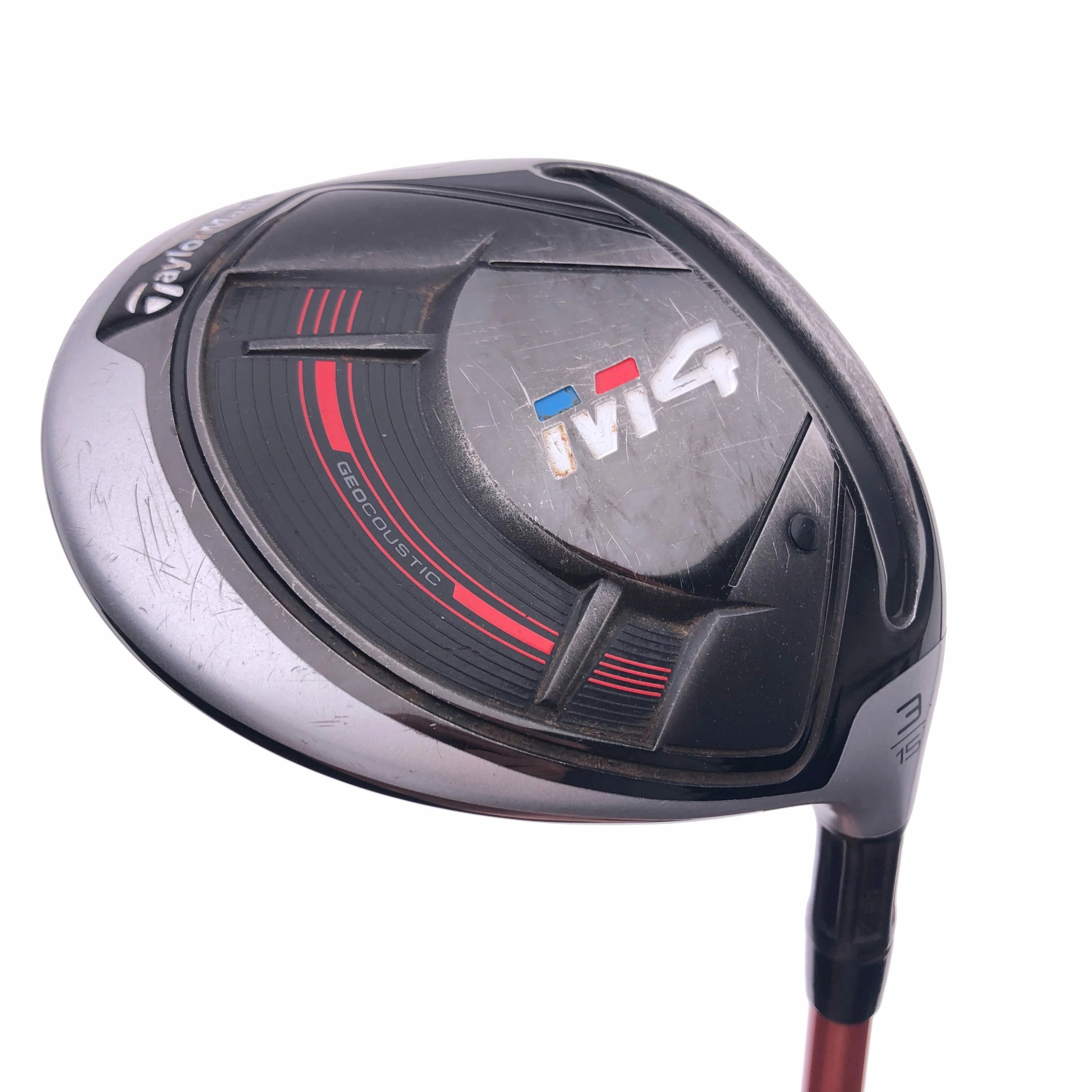 Used TOUR ISSUE TaylorMade M4 3 Fairway Wood / 15 Degrees / Tour AD X-Stiff Flex 2 Used TOUR ISSUE TaylorMade M4 3 Fairway Wood / 15 Degrees / Tour AD X-Stiff Flex - Image 2