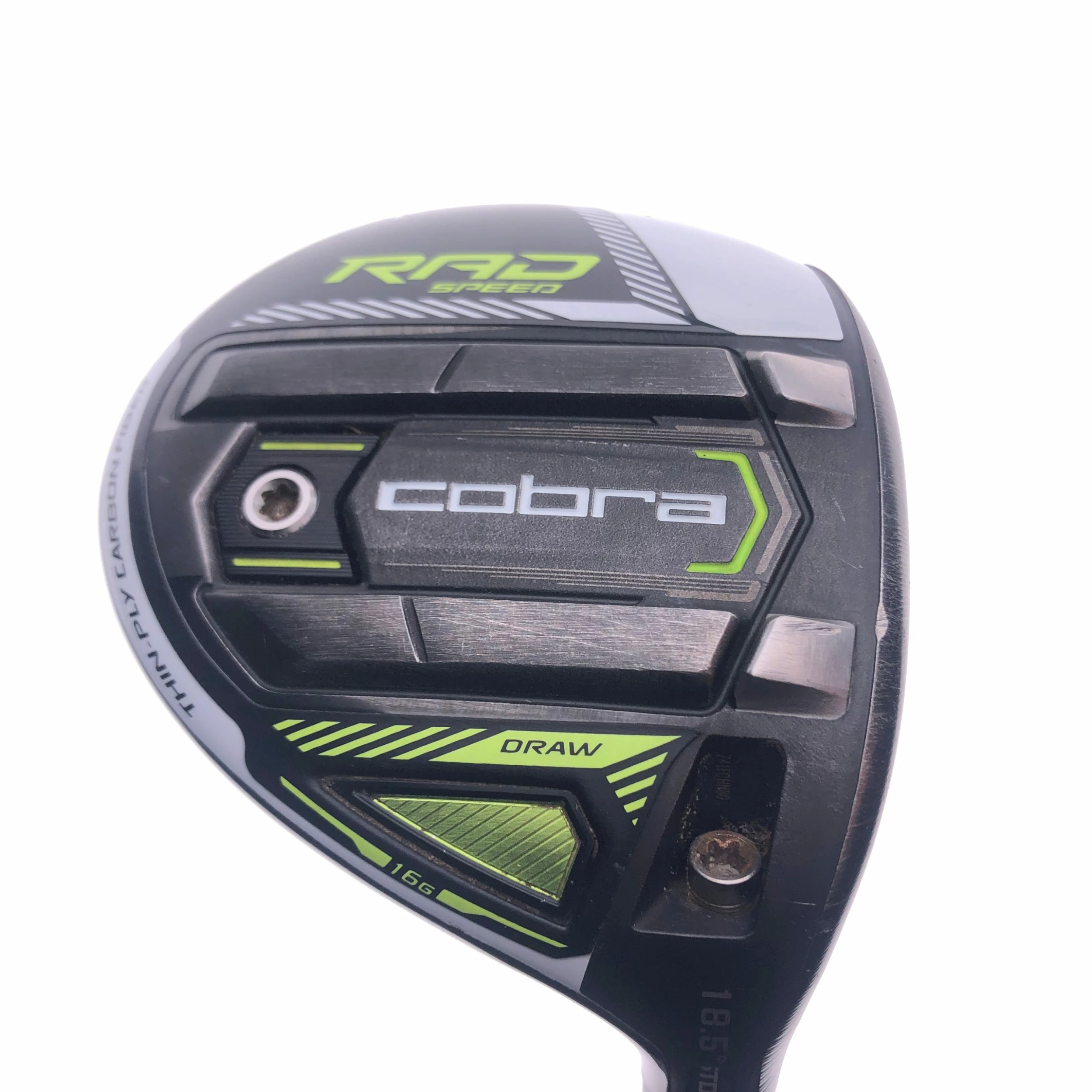 Used Cobra King Radspeed Draw 5 Fairway Wood / 18.5 Degrees / A Flex 1 Used Cobra King Radspeed Draw 5 Fairway Wood / 18.5 Degrees / A Flex