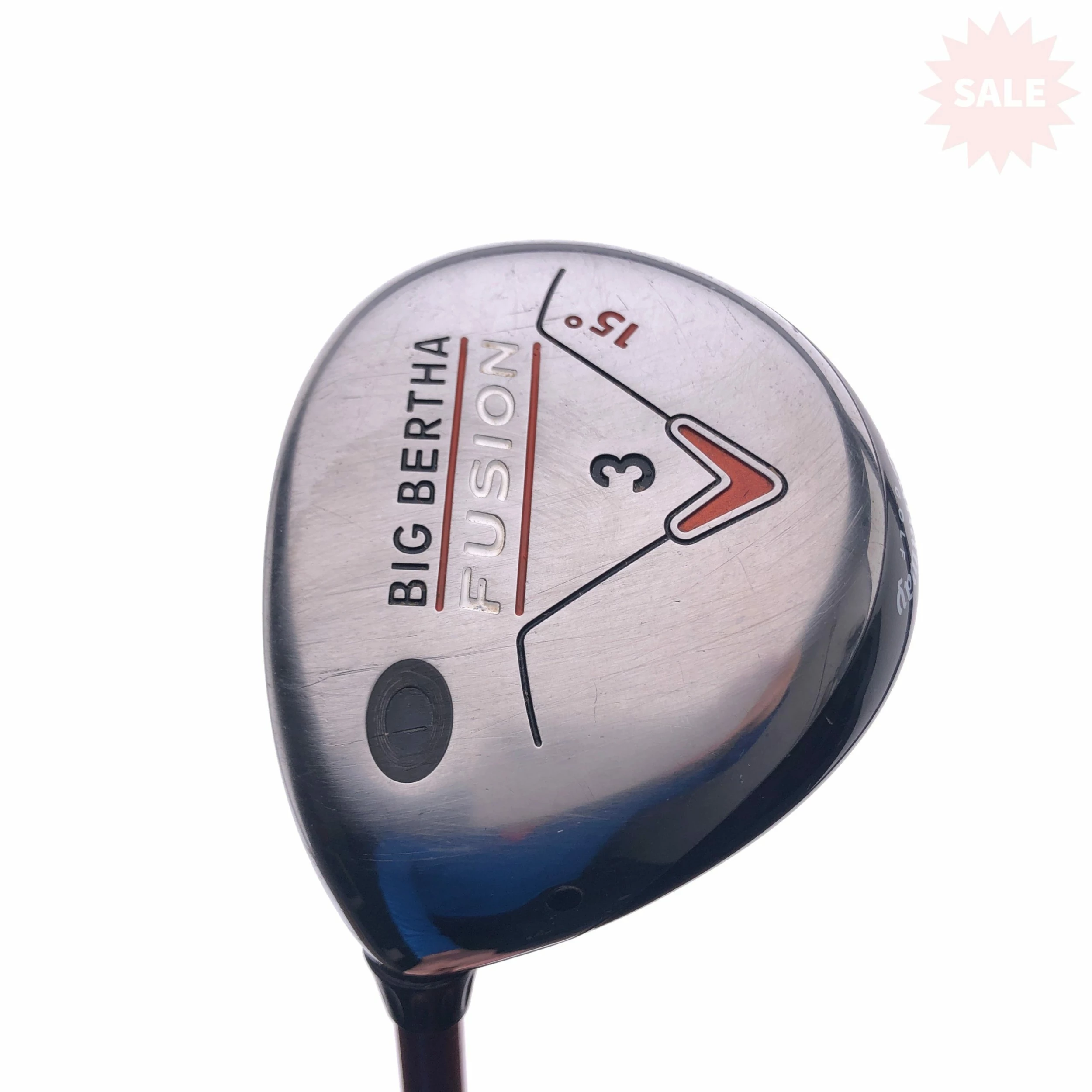 Used Callaway Big Bertha Fusion 3 Fairway / 15 Degree / Ladies / Left-Handed 1 Used Callaway Big Bertha Fusion 3 Fairway / 15 Degree / Ladies / Left-Handed