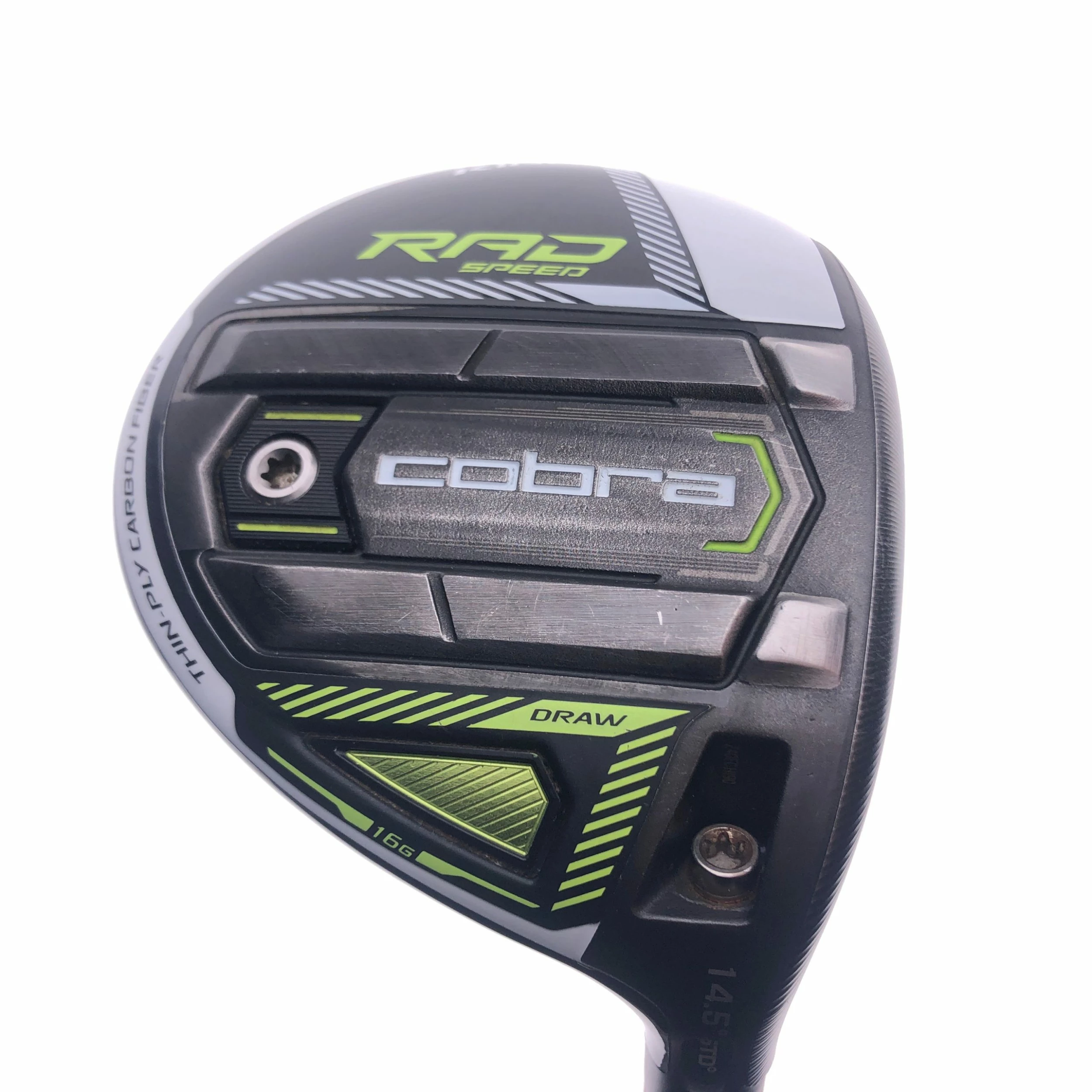 Used Cobra King Radspeed Draw 3 Fairway Wood / 14.5 Degrees / A Flex 1 Used Cobra King Radspeed Draw 3 Fairway Wood / 14.5 Degrees / A Flex