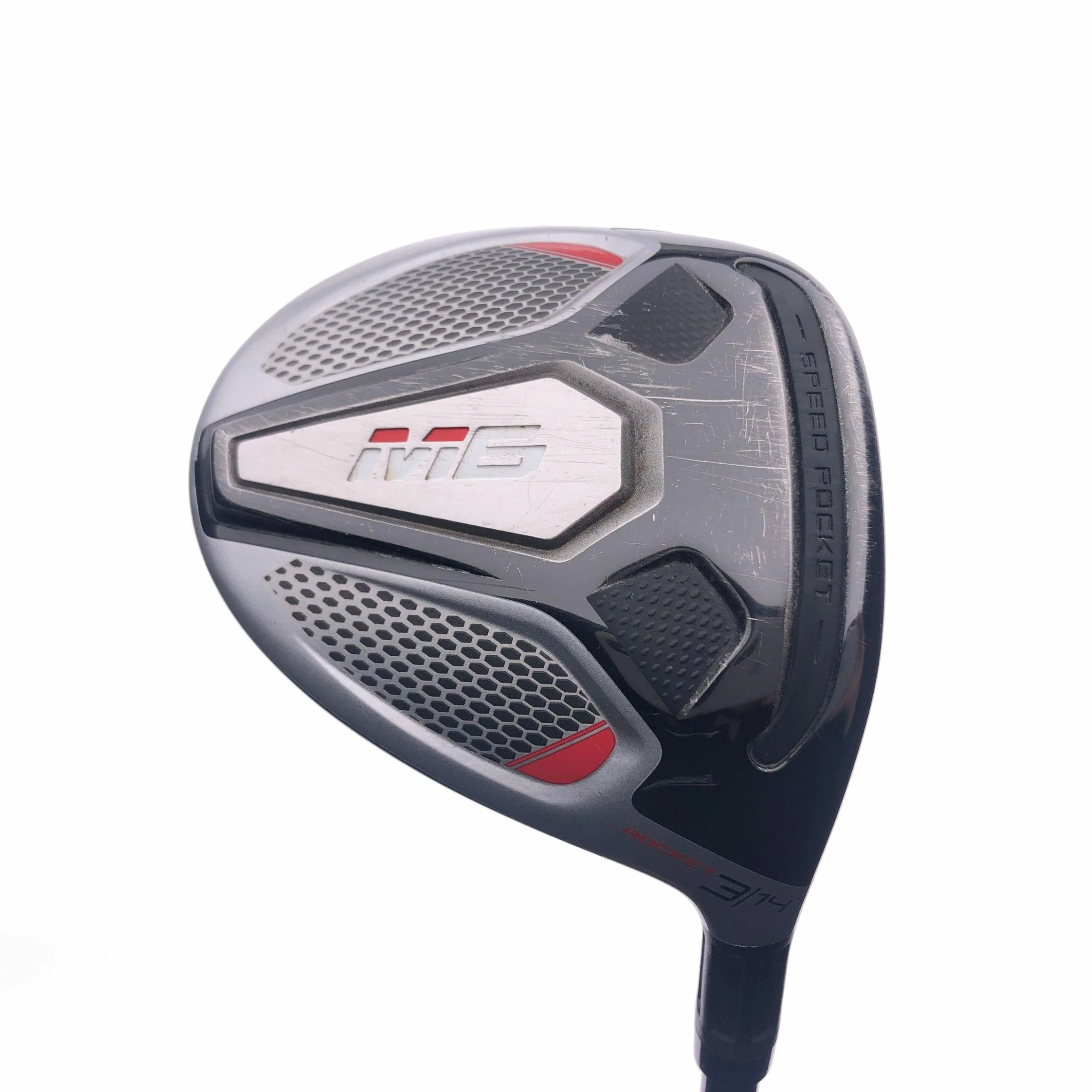 Used TaylorMade M6 Rocket 3 Fairway / 14 Degrees / Fujikura Atmos Regular Flex 1 Used TaylorMade M6 Rocket 3 Fairway / 14 Degrees / Fujikura Atmos Regular Flex