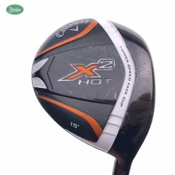 Used Callaway X2 Hot Pro 3 Wood / 15 Degrees / Grafalloy ProLaunch Red 75 X-Flex