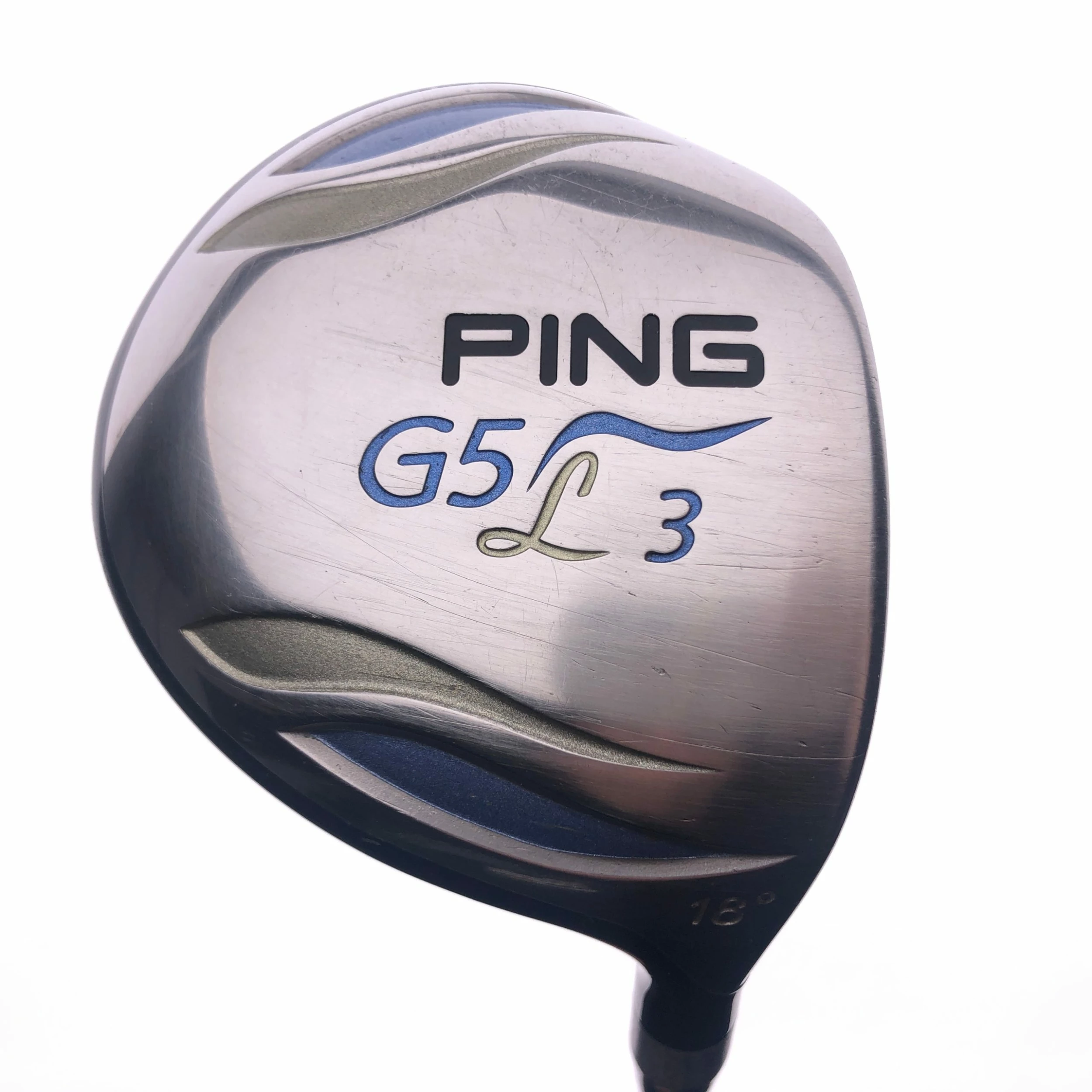 Used Ping G5 Ladies 3 Fairway Wood / 18 Degrees / Ping ULT Ladies Flex 1 Used Ping G5 Ladies 3 Fairway Wood / 18 Degrees / Ping ULT Ladies Flex