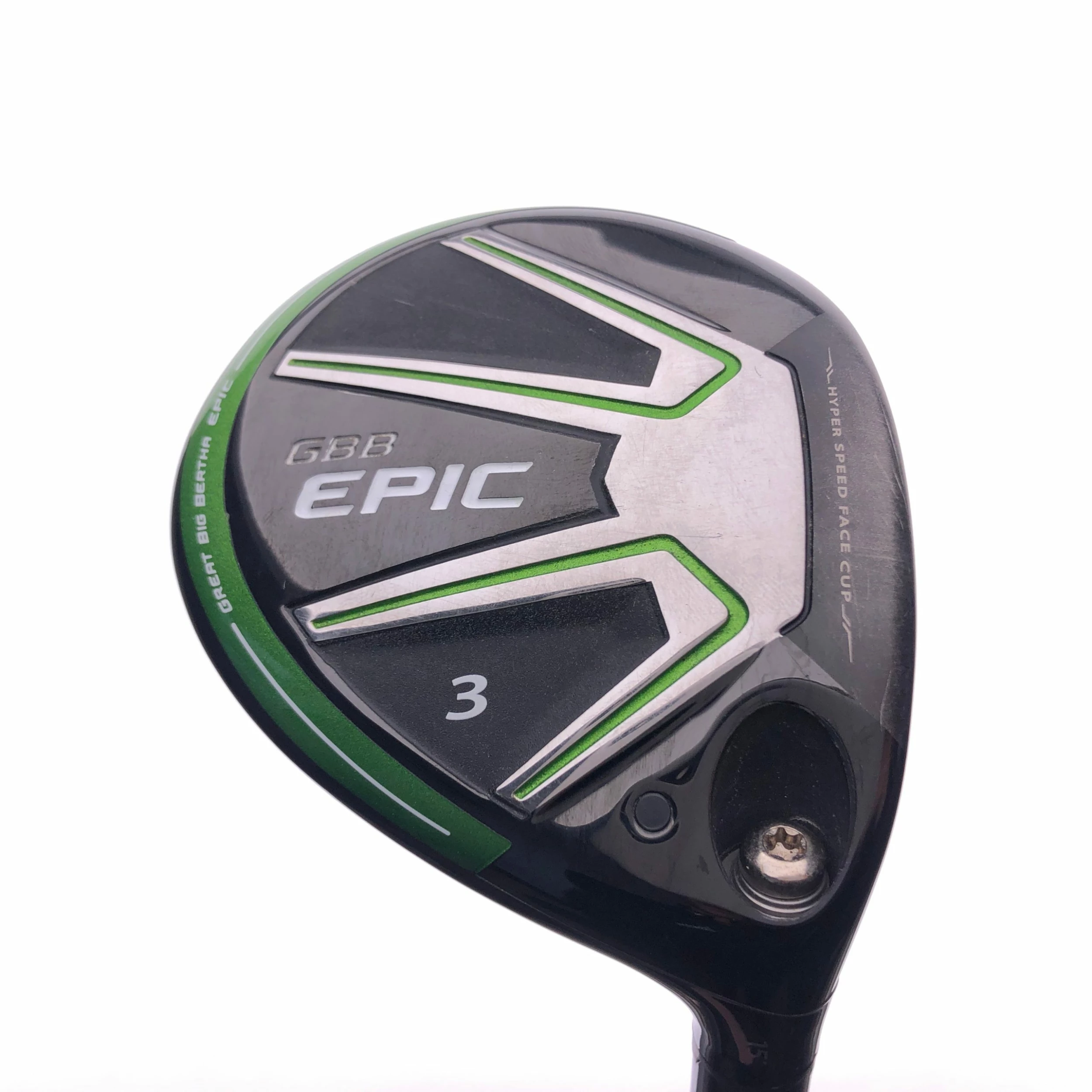 Used Callaway GBB Epic 3 Wood / 15 Degrees / HZRDUS Smoke 6.5 X-Stiff Flex 1 Used Callaway GBB Epic 3 Wood / 15 Degrees / HZRDUS Smoke 6.5 X-Stiff Flex