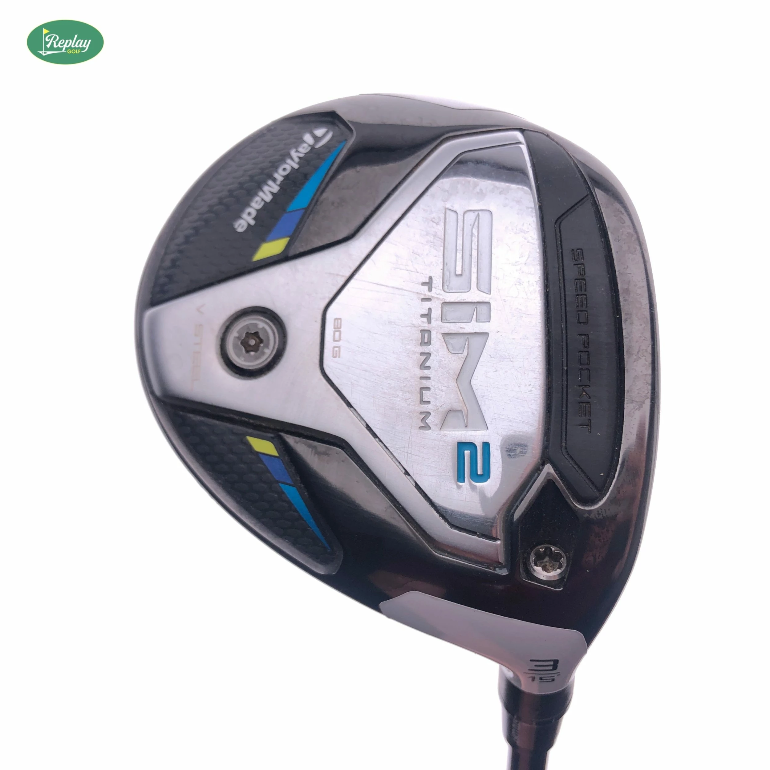 Used TaylorMade Sim2 Titanium 3 Wood / 15 Degree / Tensei AV Blue Regular Flex 1 Used TaylorMade Sim2 Titanium 3 Wood / 15 Degree / Tensei AV Blue Regular Flex