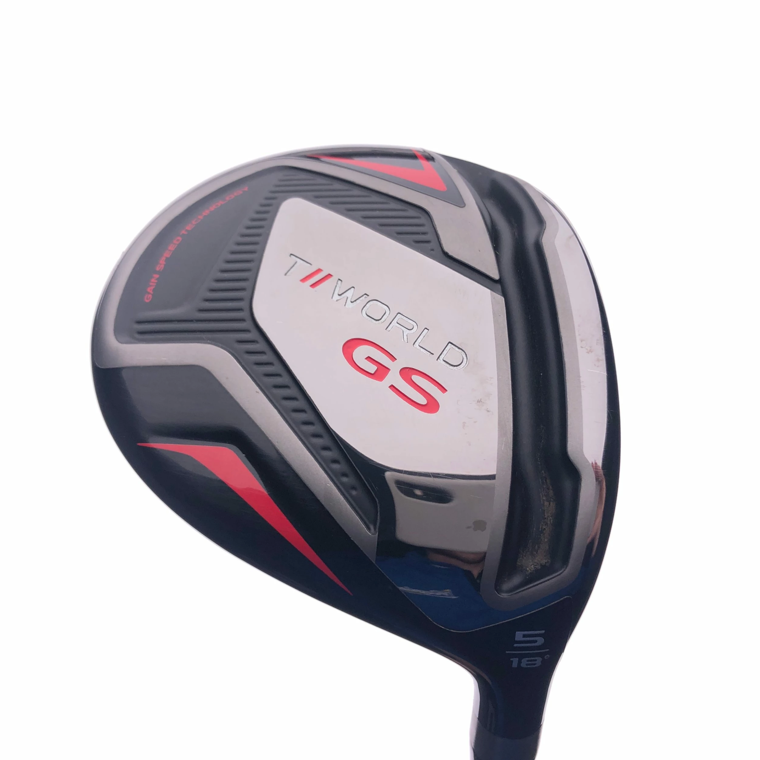 Used Honma T//WORLD GS 5 Fairway Wood / 18 Degrees / Honma 55 Regular Flex 1 Used Honma T//WORLD GS 5 Fairway Wood / 18 Degrees / Honma 55 Regular Flex