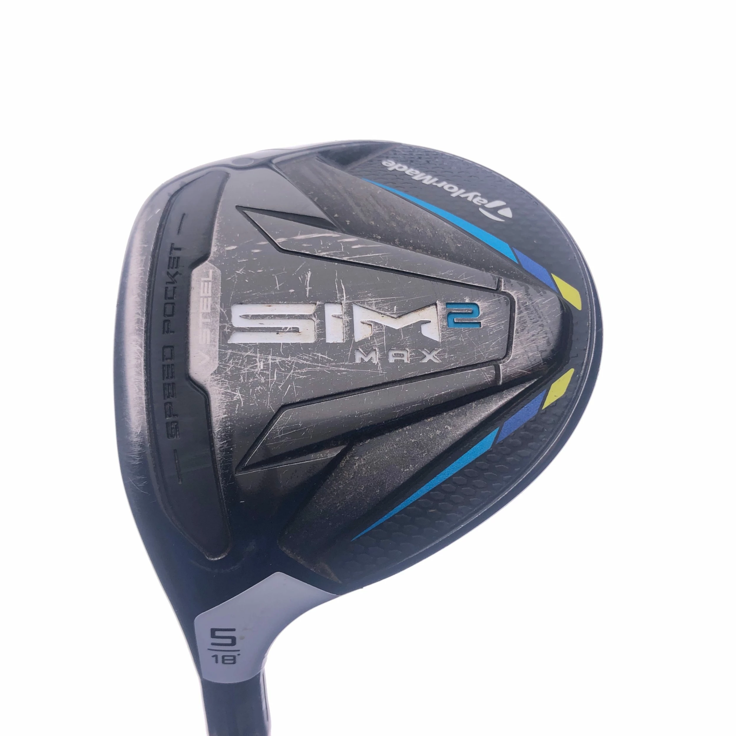 Used TaylorMade Sim2 Max 5 Fairway Wood / 18 Degrees / Stiff Flex / Left-Handed 1 Used TaylorMade Sim2 Max 5 Fairway Wood / 18 Degrees / Stiff Flex / Left-Handed