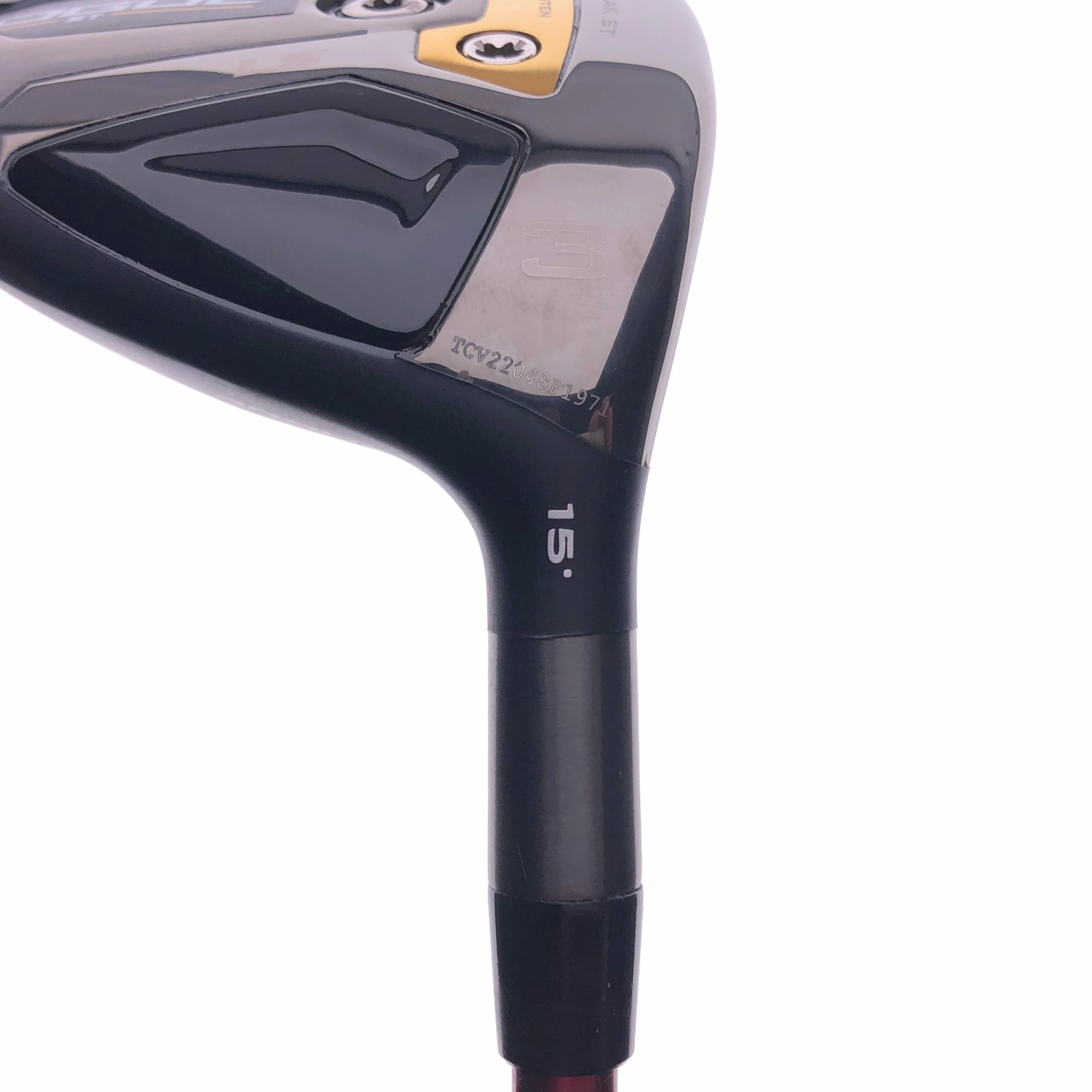 Used TOUR ISSUE Callaway Rogue ST LS 3 Wood / 15 Degrees / VELOCORE Red X-Stiff 3 Used TOUR ISSUE Callaway Rogue ST LS 3 Wood / 15 Degrees / VELOCORE Red X-Stiff - Image 3