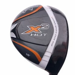 Used Callaway X2 Hot Pro 3 Fairway Wood / 15 Degrees / Aldila 75 3.7 Stiff Flex