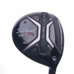 Used Titleist 917 F2 3 Fairway Wood / 15 Degree / Evenflow Blue 5.5 Regular Flex