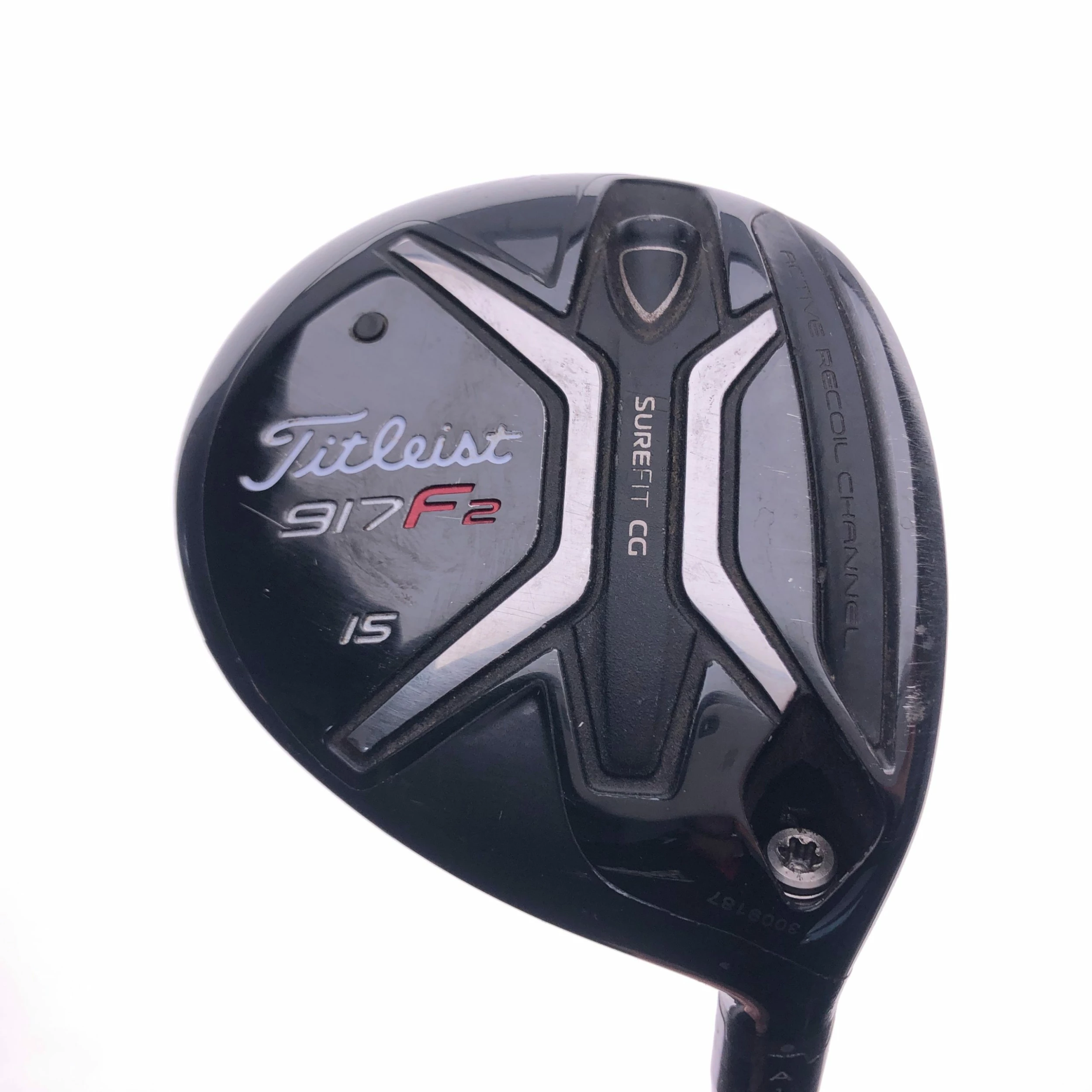 Used Titleist 917 F2 3 Fairway Wood / 15 Degree / Evenflow Blue 5.5 Regular Flex 1 Used Titleist 917 F2 3 Fairway Wood / 15 Degree / Evenflow Blue 5.5 Regular Flex
