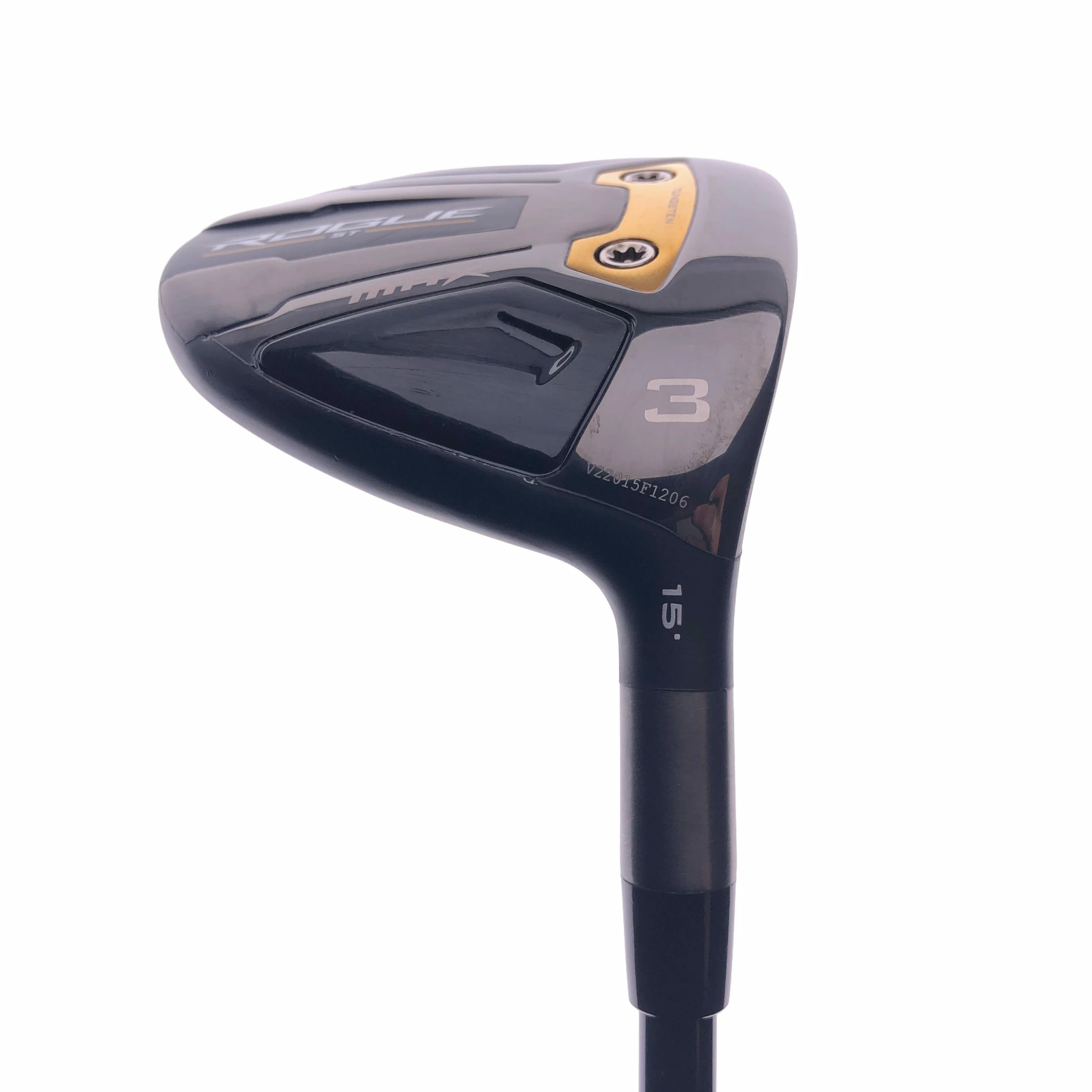 Used Callaway Rogue ST MAX 3 Fairway Wood / 15 Degrees / Stiff Flex 2 Used Callaway Rogue ST MAX 3 Fairway Wood / 15 Degrees / Stiff Flex - Image 2