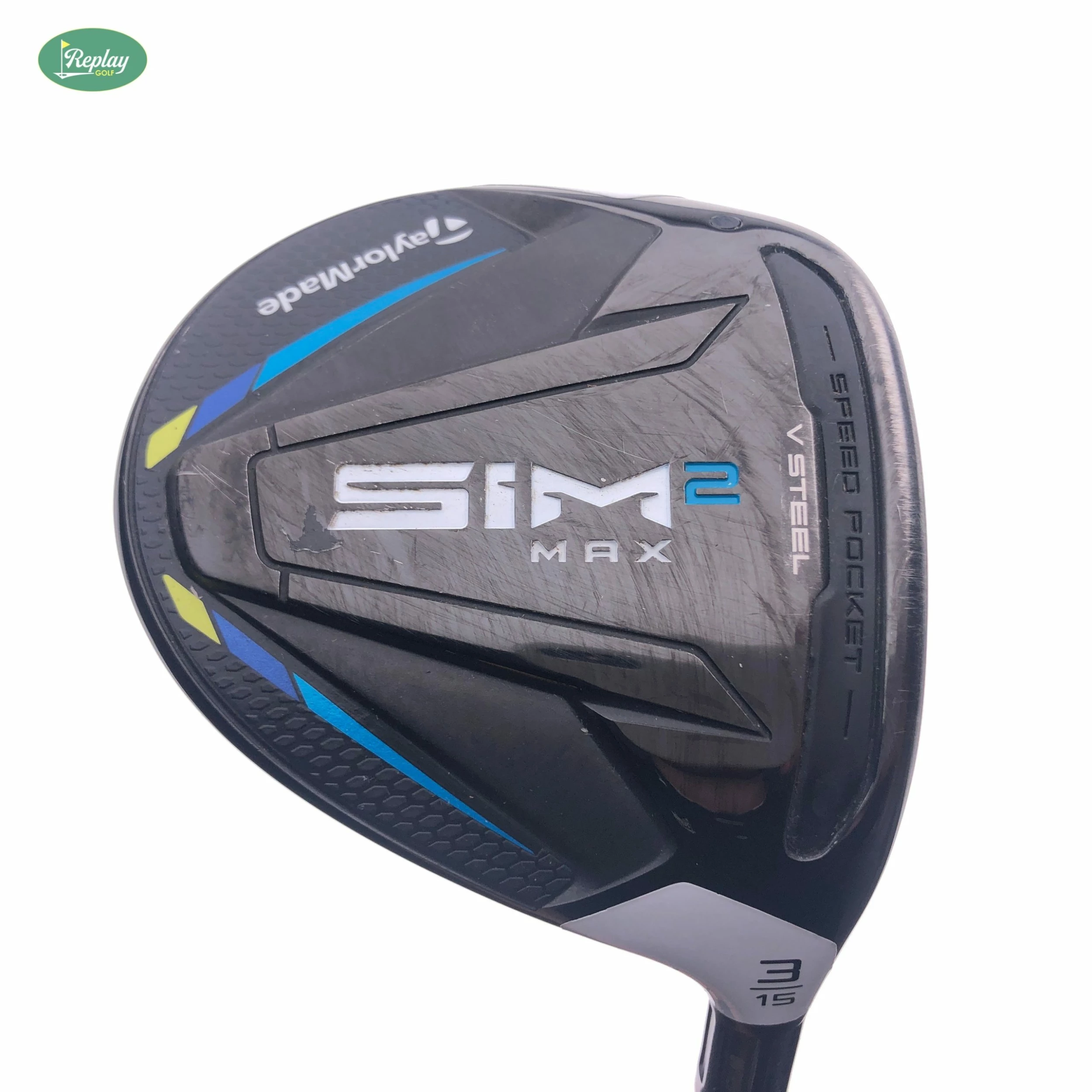 Used TOUR ISSUE TaylorMade Sim2 Max 3 Fairway Wood / 15 Degrees / X-Stiff Flex 1 Used TOUR ISSUE TaylorMade Sim2 Max 3 Fairway Wood / 15 Degrees / X-Stiff Flex