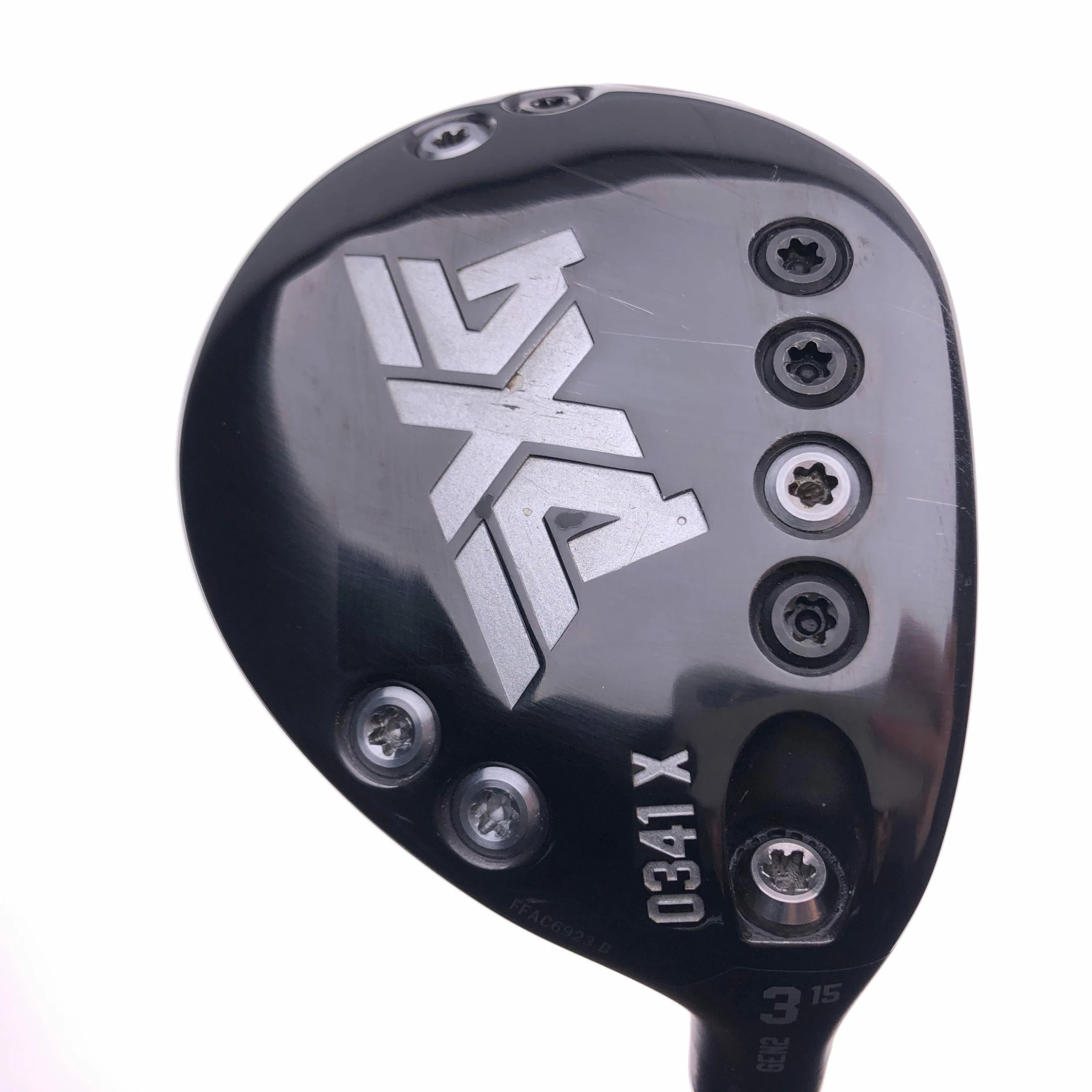 Used PXG 0341 X Gen 2 3 Fairway Wood / 15 Degrees / Oban Kiyoshi HB 75g X-Flex 1 Used PXG 0341 X Gen 2 3 Fairway Wood / 15 Degrees / Oban Kiyoshi HB 75g X-Flex
